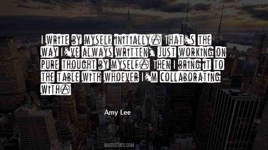 Quotes About What You Bring To The Table #652403