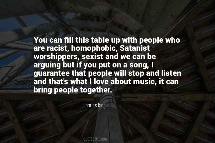 Quotes About What You Bring To The Table #699573