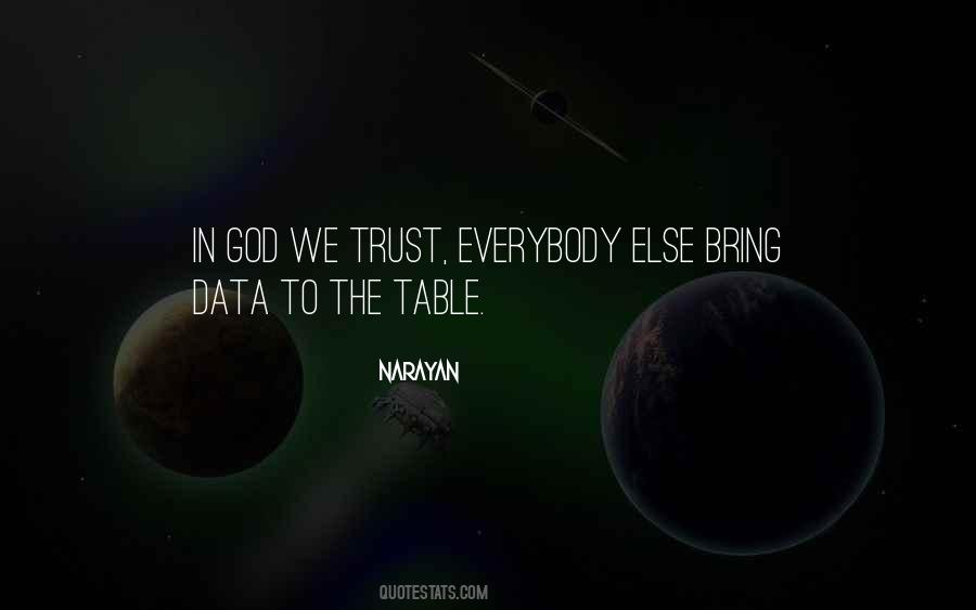 Quotes About What You Bring To The Table #702983