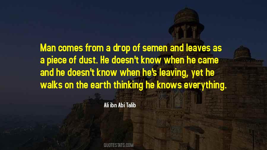 Quotes About When He Leaves #329677