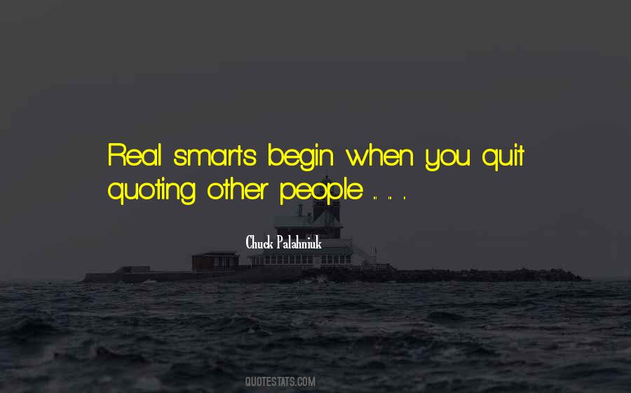 Quotes About Smarts #1278113