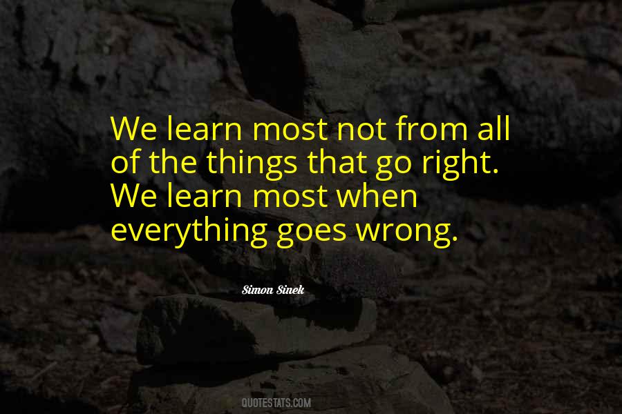 Quotes About When Things Go Wrong #247636