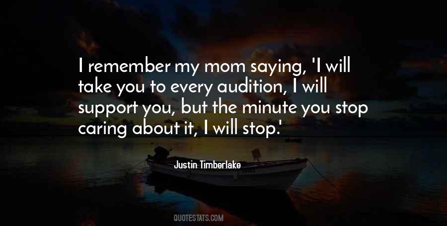 Quotes About When You Stop Caring #247549
