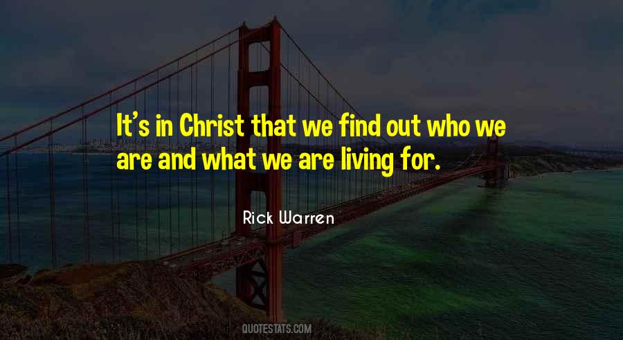Quotes About Who We Are In Christ #1204309