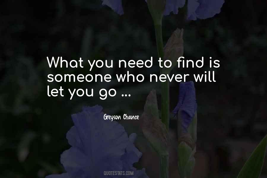 Quotes About Never Letting Go #1188998