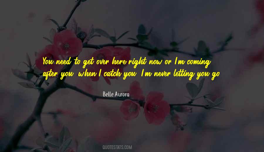 Quotes About Never Letting Go #1298349