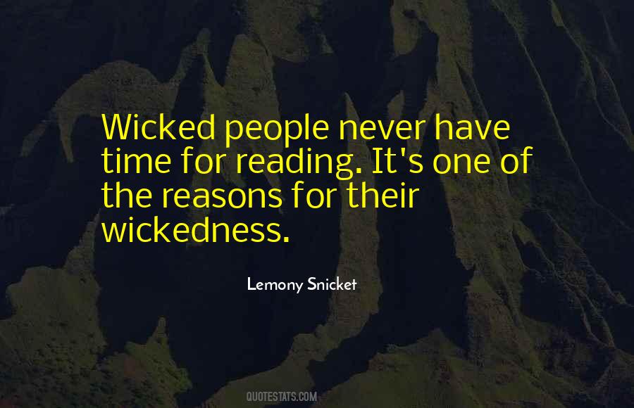 Quotes About Wicked People #1596564