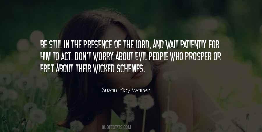 Quotes About Wicked People #63975