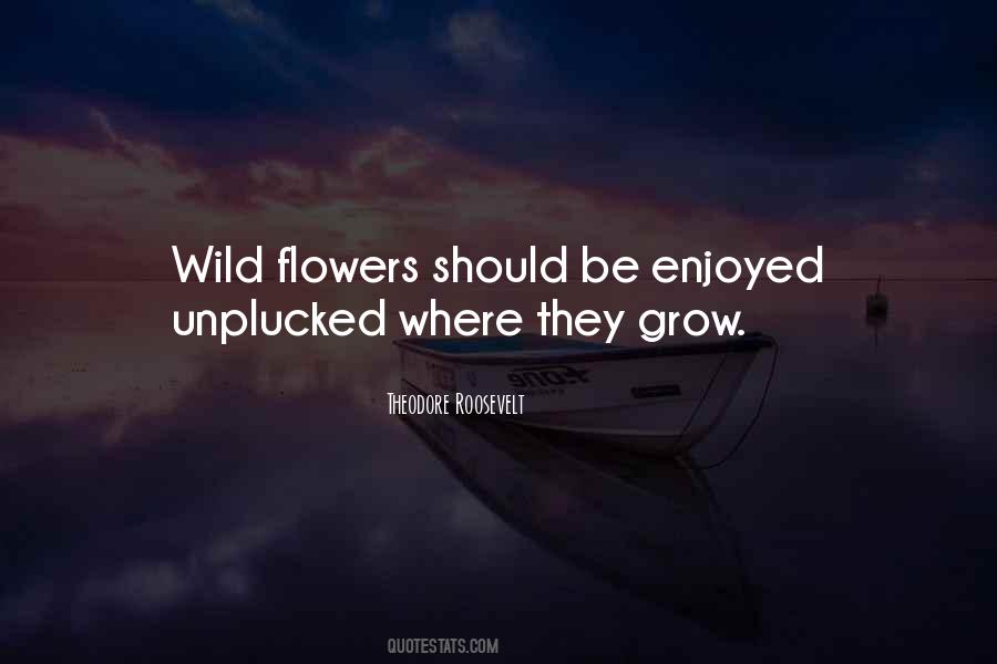 Quotes About Wild Flowers #1306827