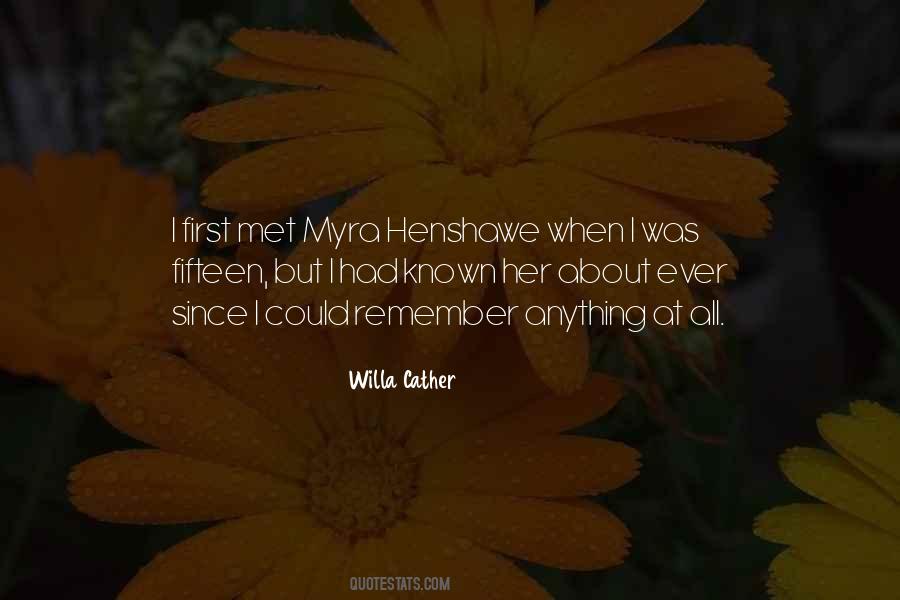 Quotes About Willa #27226