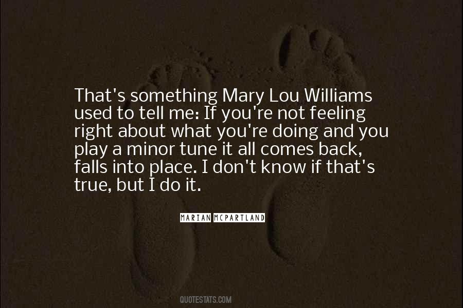 Quotes About Williams #981895