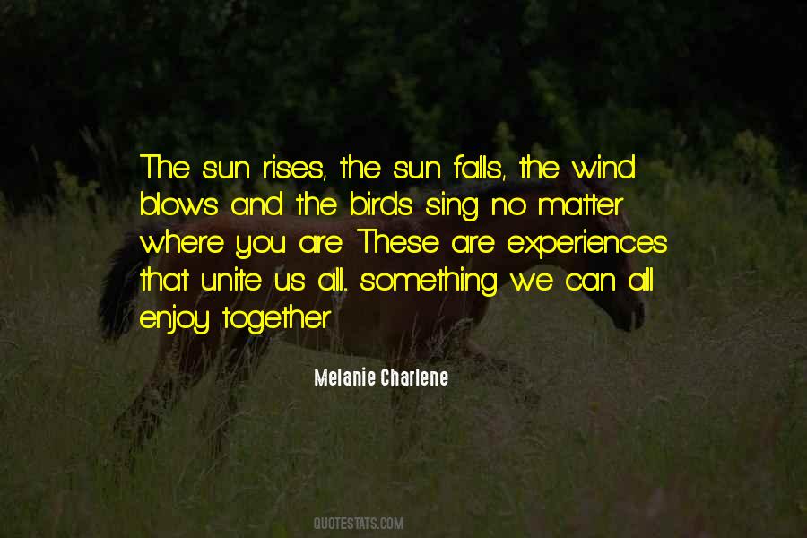 Quotes About Wind And Sun #1035828