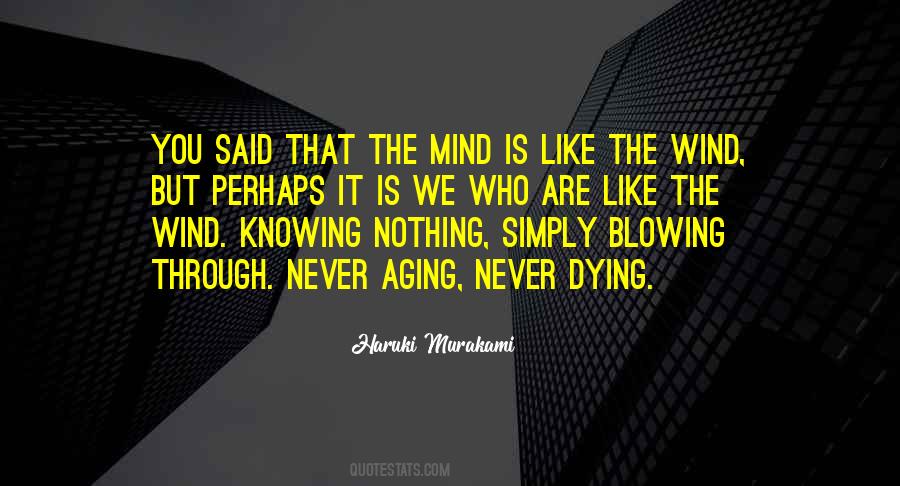 Quotes About Wind Blowing #736389