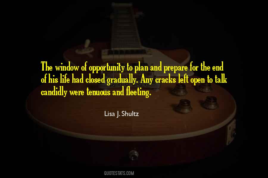 Quotes About Window Of Opportunity #730008