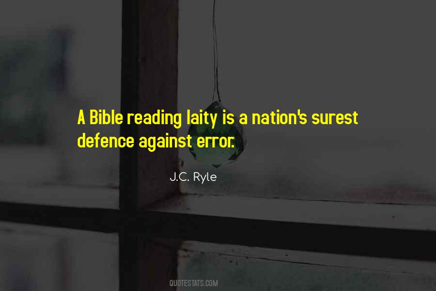 Quotes About Bible Reading #1469256