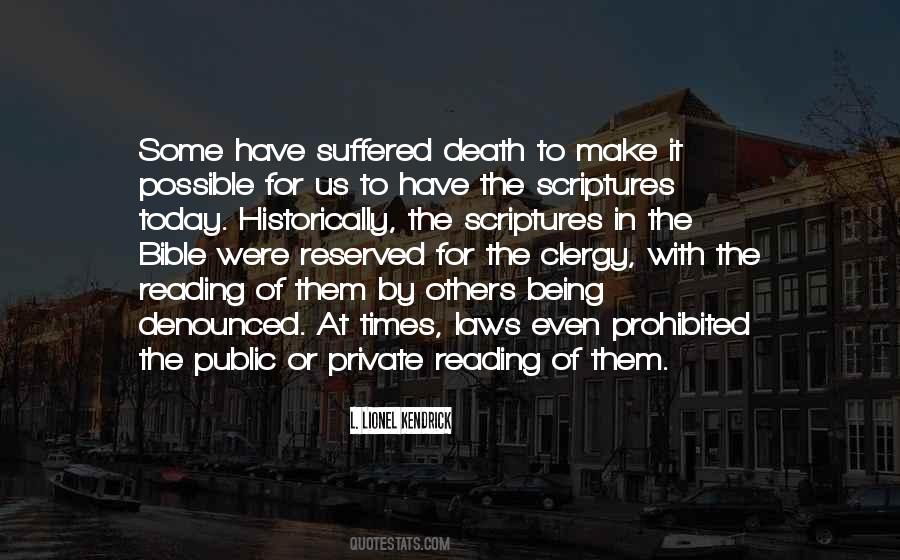 Quotes About Bible Reading #664401