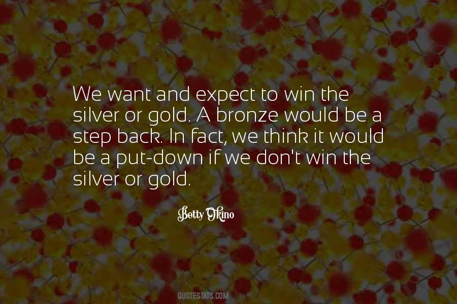 Quotes About Winning Gold #24350