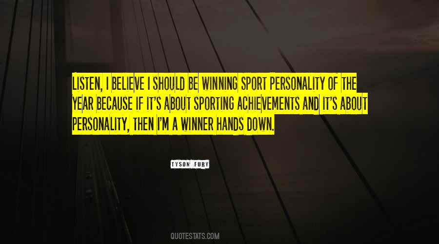 Quotes About Winning Sports #318170