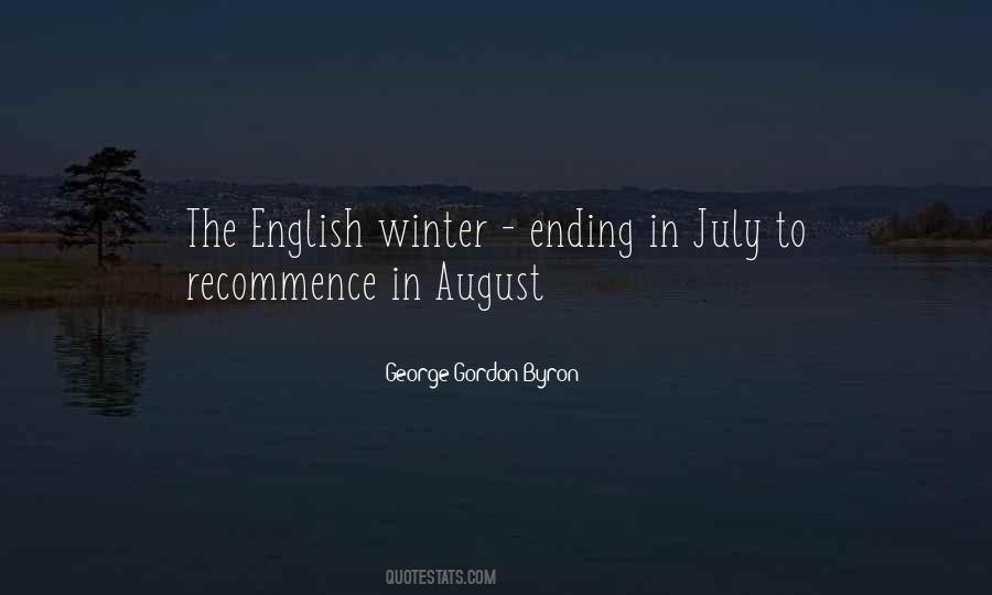 Quotes About Winter Ending #1125081