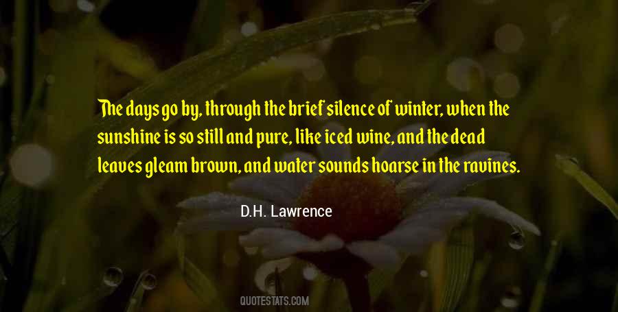 Quotes About Winter Silence #1255716
