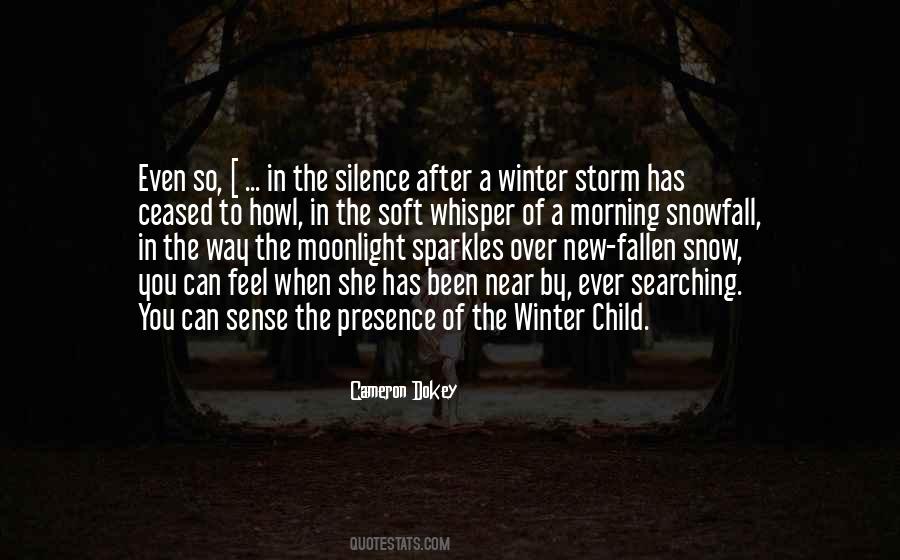 Quotes About Winter Silence #1704325