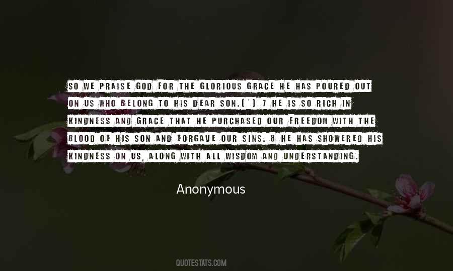 Quotes About Wisdom And Grace #53127