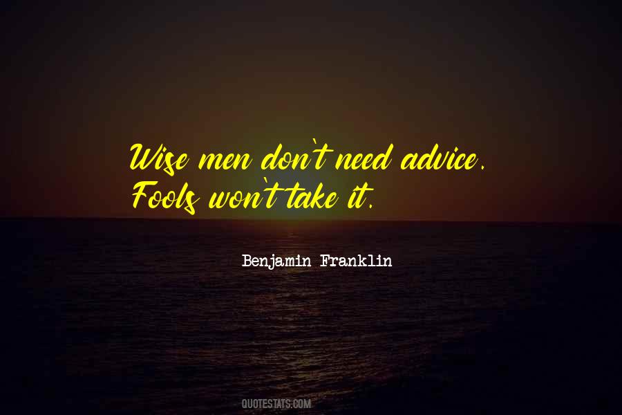 Quotes About Wise Advice #180534