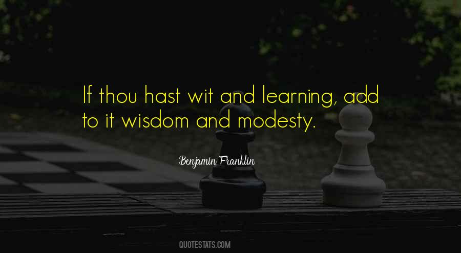 Quotes About Wit And Wisdom #91136