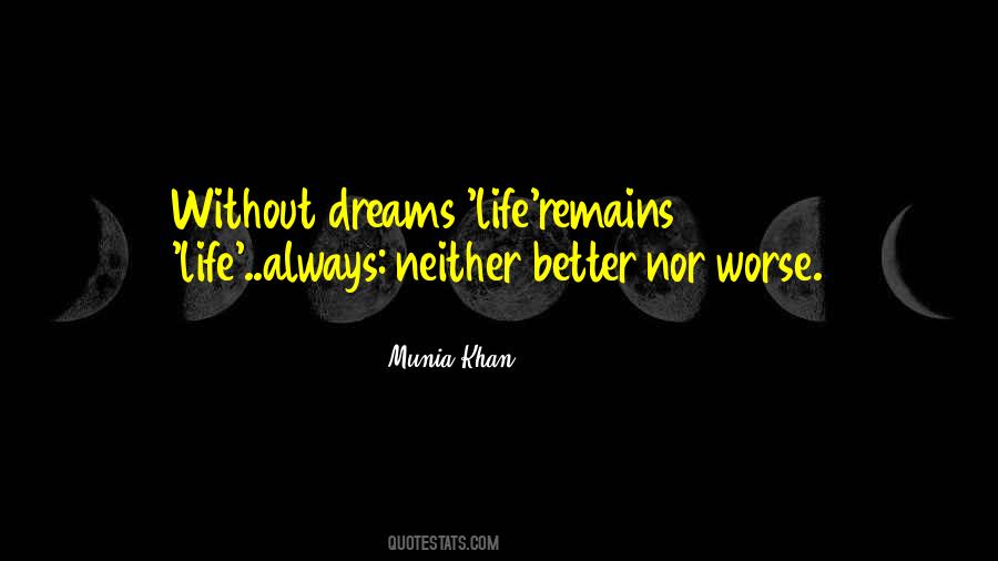 Quotes About Without Dreams #261856
