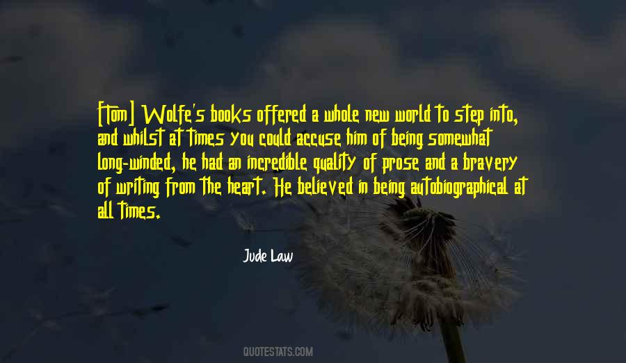 Quotes About Wolfe #1847346