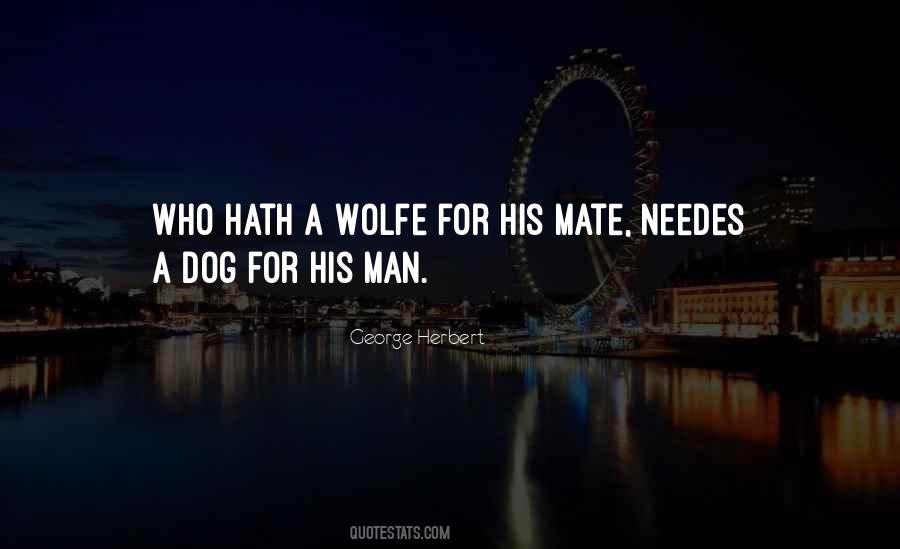 Quotes About Wolfe #98233