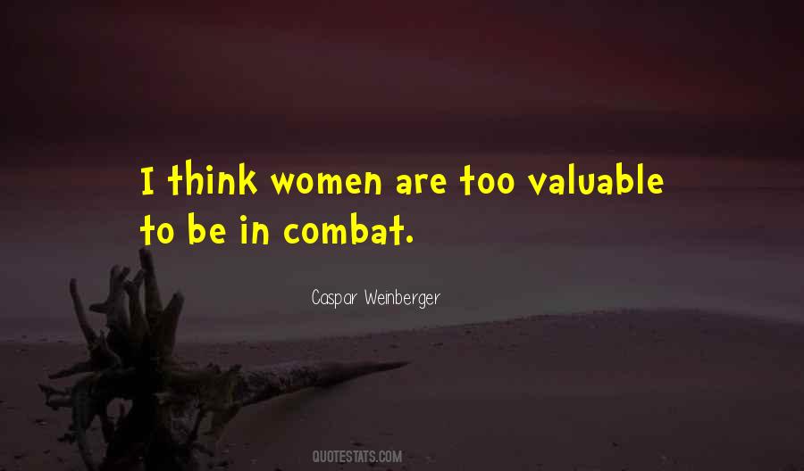 Quotes About Women In Combat #1563705