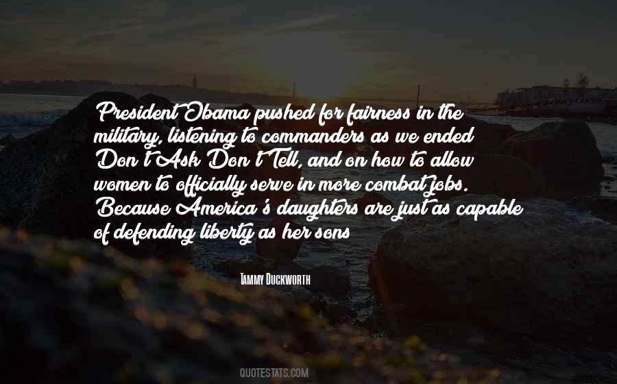 Quotes About Women In Combat #218914