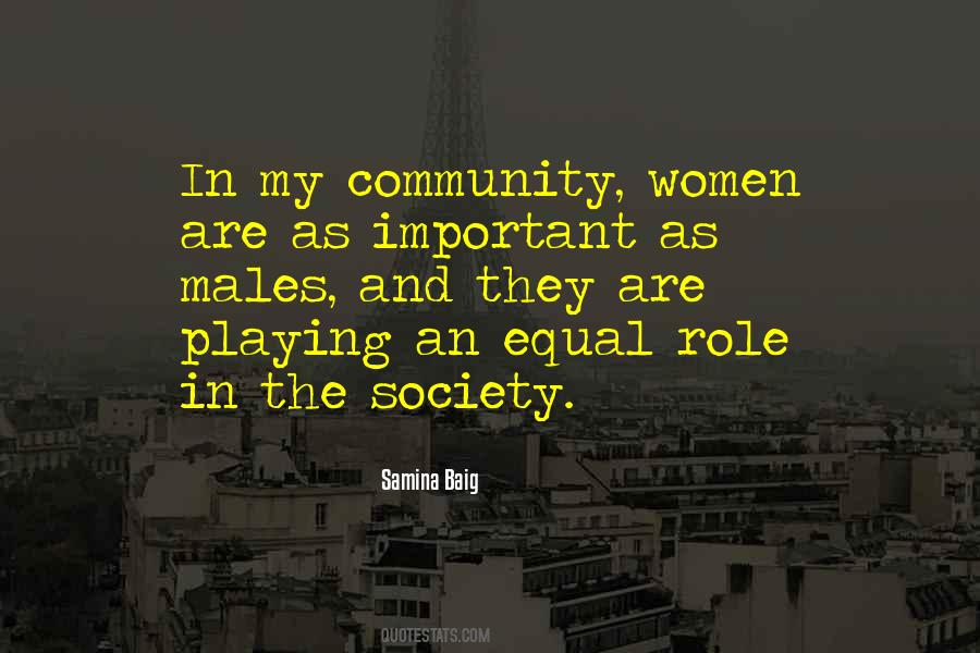 Quotes About Women In Society #408919