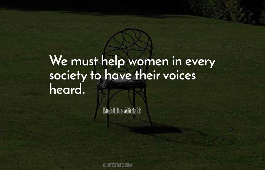 Quotes About Women In Society #76896