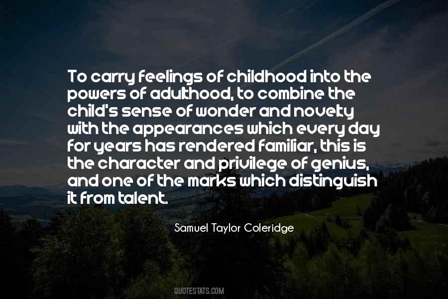 Quotes About Wonder Of Childhood #1085648