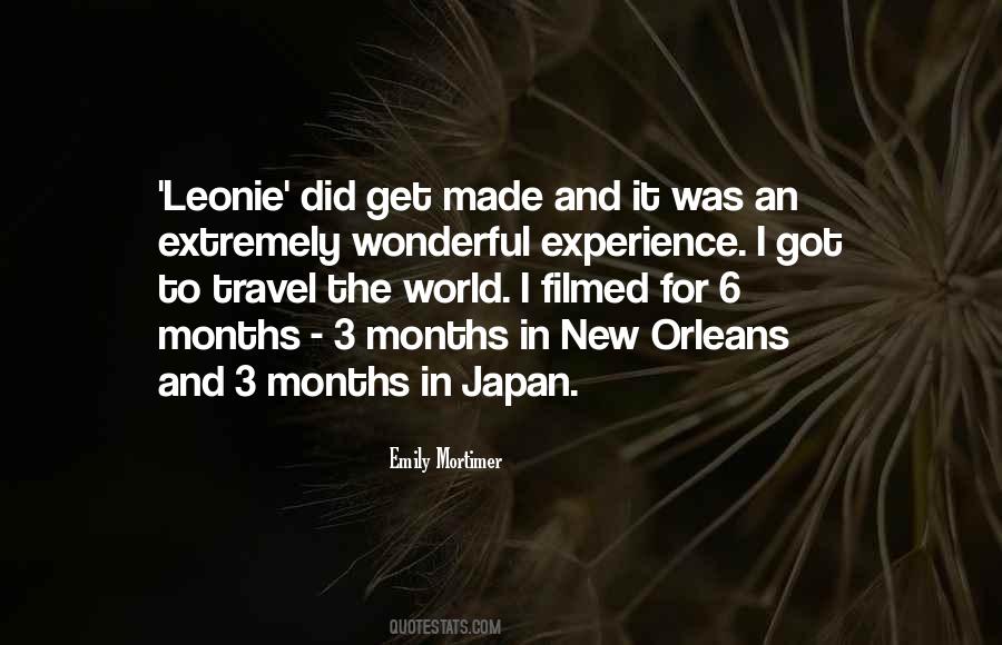 Quotes About Wonderful Experience #228413