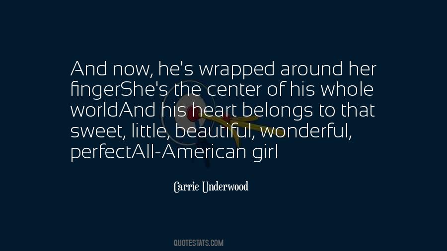 Quotes About Wonderful Girl #1351029