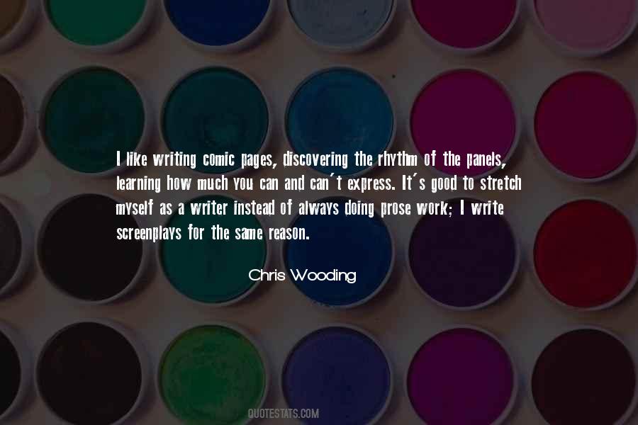 Quotes About Wooding #707871