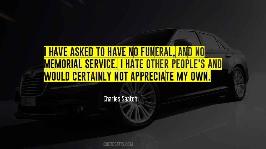 Quotes About Funeral Service #831494