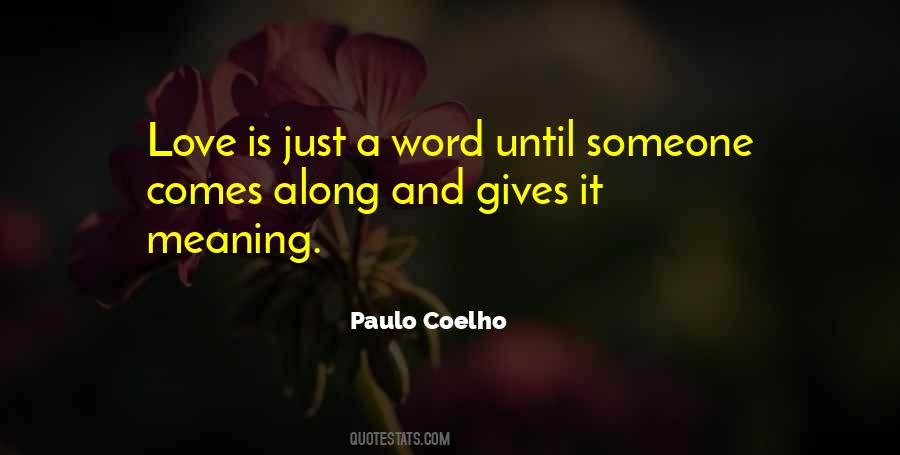 Quotes About Word Meaning #132358