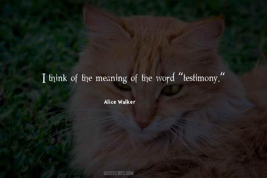 Quotes About Word Meaning #165219