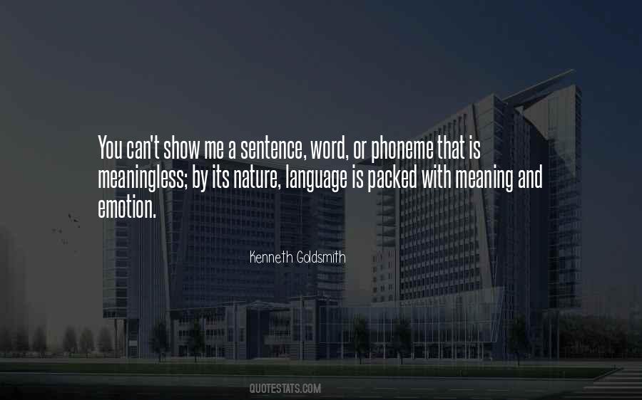 Quotes About Word Meaning #18001