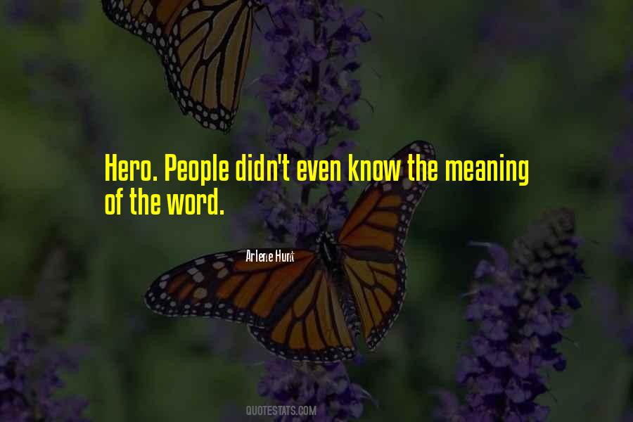 Quotes About Word Meaning #276746