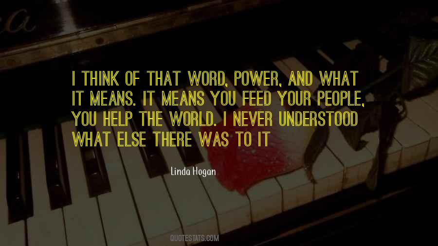 Quotes About Word Power #997513
