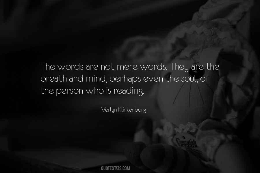 Quotes About Words And Reading #253956