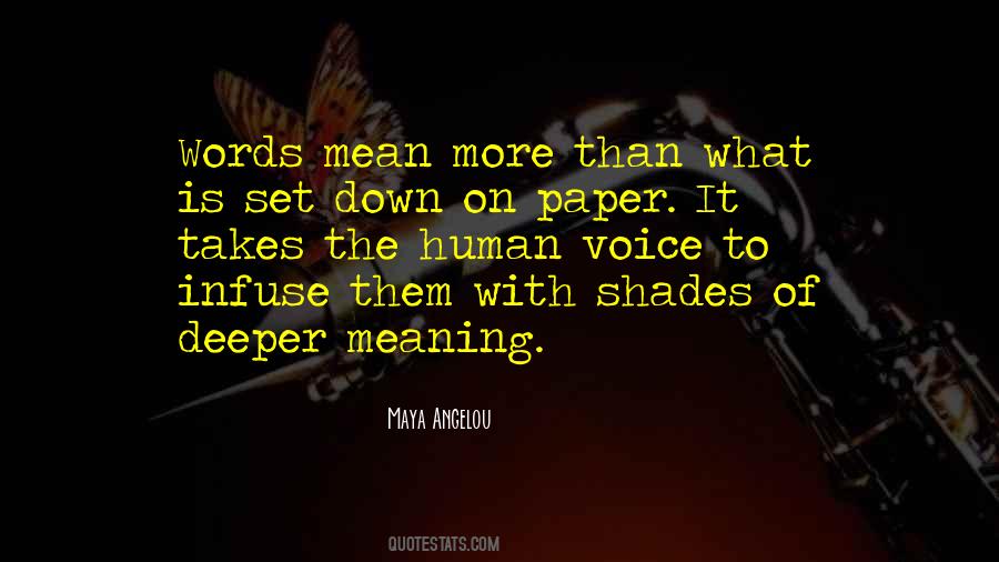 Quotes About Words On Paper #1379533