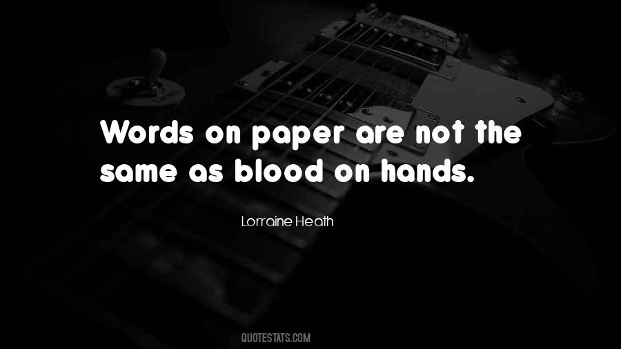 Quotes About Words On Paper #1502832