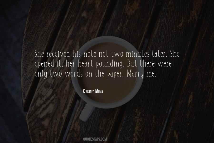 Quotes About Words On Paper #349398