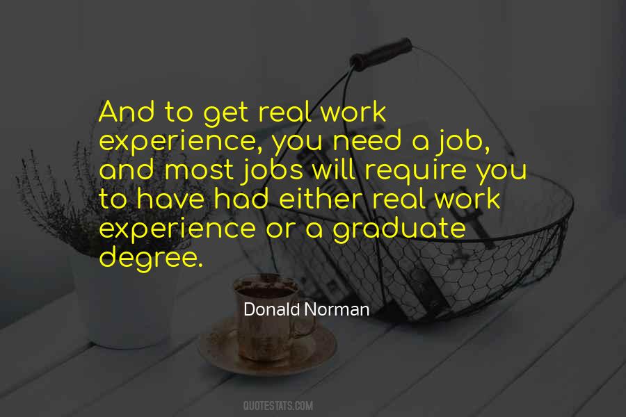 Quotes About Work Experience #398125